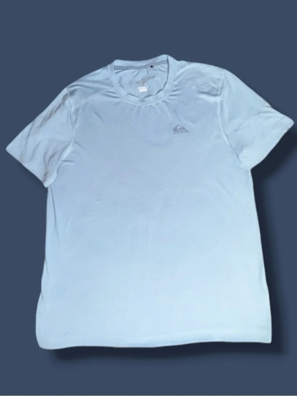Quiksilver Men's Active SS Tee Shirt - Light Dusty Blue - Size MD